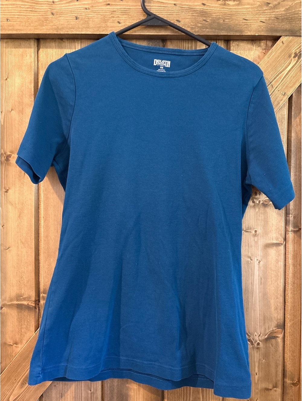 Xs blue Duluth Trading Co Tshirt